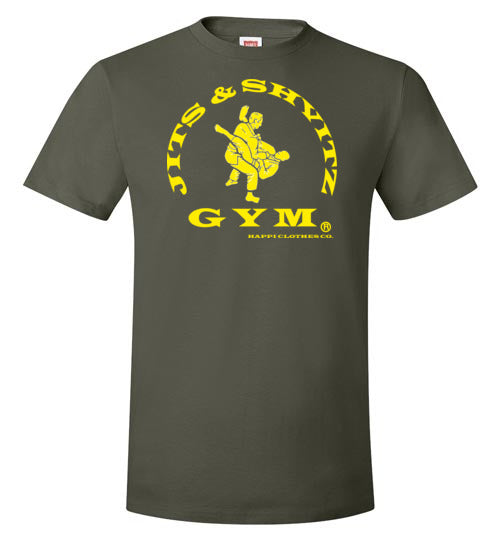 Jits & Shvitz Gym Nano-T Performance Unisex Ju-Jitsu T-Shirt Happi Clothes Co.